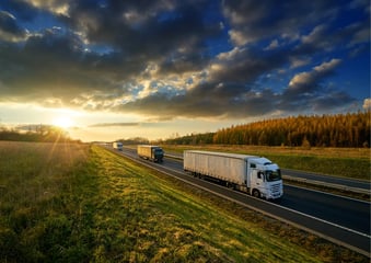 lastbil som har transportfinansiering