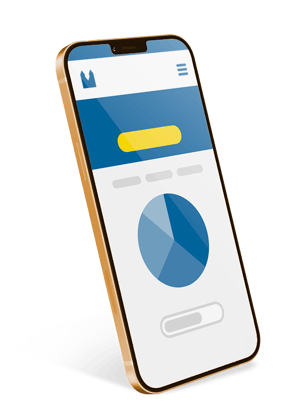 Euro Finans mobile website mockup image